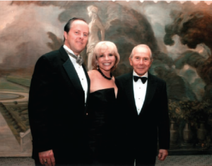 L-R: James O’Neill E.V.P. AON, Pamela J. Newman and Maurice R. “Hank” Greenberg, Chairman & CEO, C.V. Starr & CO. INC.