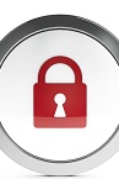 White security icon with highlight